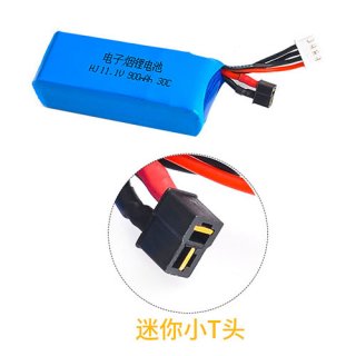11.1V 3S 900mAh 30C LiPO battery Mini T-plug