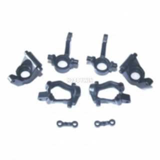 HBX part 24018 Front /Rear Hub Carriers+Front Steering Hubs+Fast