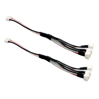 2PCS 2S LiPO Balance Charge Plug 1 -TO- 3 Cable