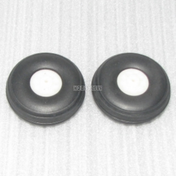 D76*?4*H30mm Rubber PU Wheels with Plastic Hub