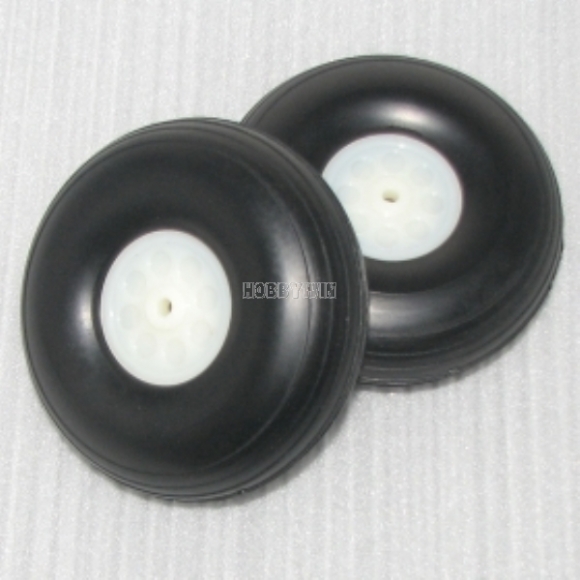 D152*?8*H54mm Rubber PU Wheels with Plastic Hub