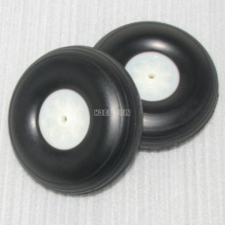 D127*?5*H46mm Rubber PU Wheels with Plastic Hub