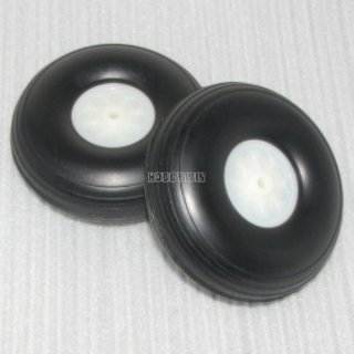 D89*?4*H32mm Rubber PU Wheels with Plastic Hub