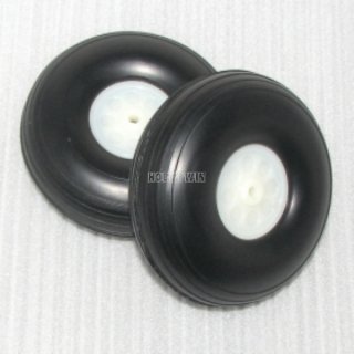 D114*?5*H41mm Rubber PU Wheels with Plastic Hub
