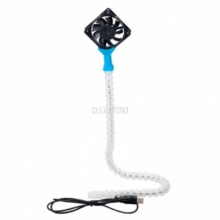 White /Blue Soldering Flexible Arm With USB Fan