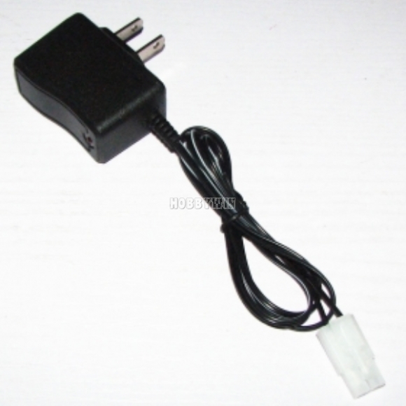 7.2V 250mA US Charger Big Tamiya Male Plug Positive to Square