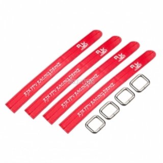 Battery Straps 320x20mm Red 4pcs