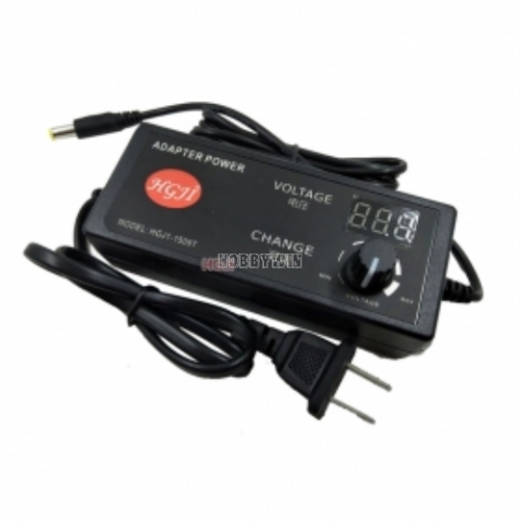 US plug AC Adapter Stepless Adjustable Voltage DC3-36V 60W