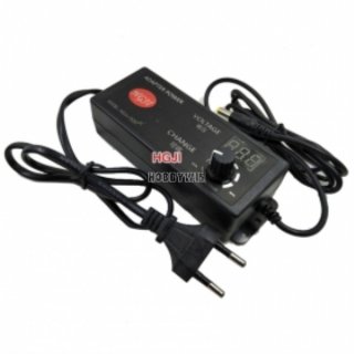 EU plug AC Adapter Stepless Adjustable Voltage DC3-36V 60W