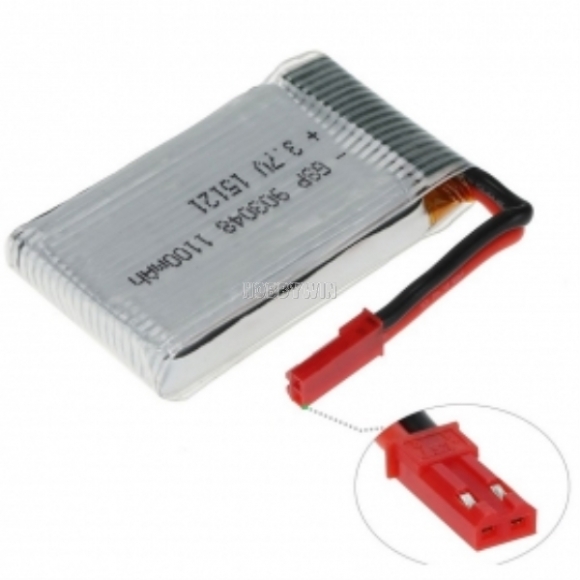 3.7V 1100mAh 25C LiPO battery JST plug for JJRC H11C H11D RC FPV