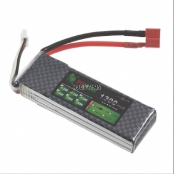 11.1V 3S 1300mAh 25C LiPO battery