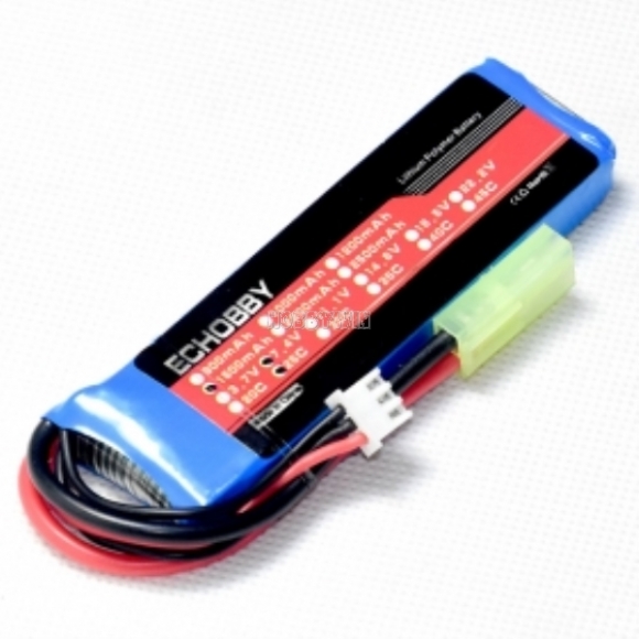 7.4V 2S 2200mAh 25C LiPO Battery