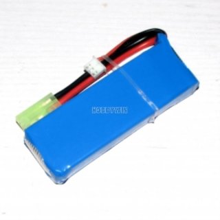 7.4V 2S 1800mAh 25C LiPo Battery for 1/16 1/18 RC Car Truck