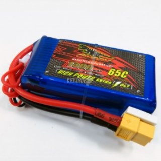 14.8V/4S 1300mAh 65C LiPo Battery XT60 plug