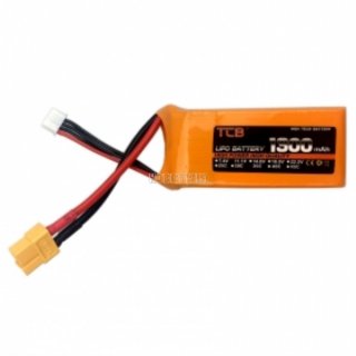 11.1V 3S 1300mAh 35C LiPO Battery XT60 plug