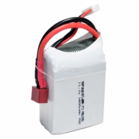 11.1V 3S 1600mAh 70C LiPO Battery T plug