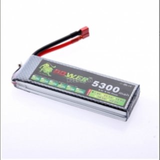 LION Power 7.4V 5300mAh 35C LiPO battery