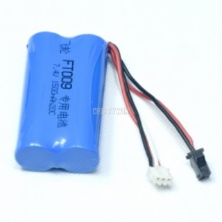 7.4V 2S 1500mAh 20C Li-Ion Battery SM plug