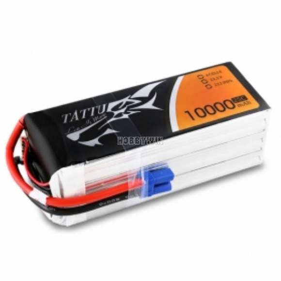 TATTU 6S 22.2V 10000mAh 25C LiPO Battery