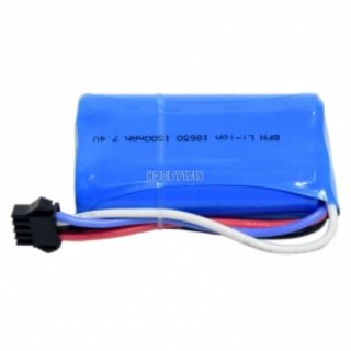 7.4V 2S 1500mAh 15C Li-Ion Battery SM4P plug