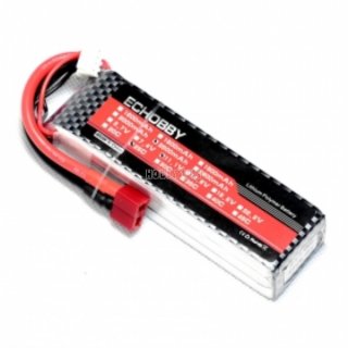 11.1V 3S 2200mAh 25C LiPO Battery T plug