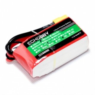 11.1V 3S 1600mAh 75C LiPO Battery XT60 plug
