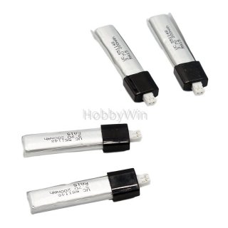 4pcs 3.7V 200mAh LiPO Battery PH2.0 Plug