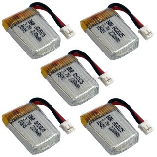 3.7V 220mAh 20C LiPO Battery PH2.0 Positive Plug