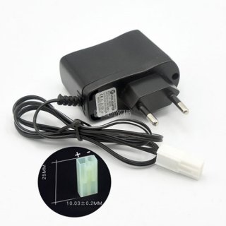 4.8V 250mA EU Charger EL-2P Female plug Positive to Square