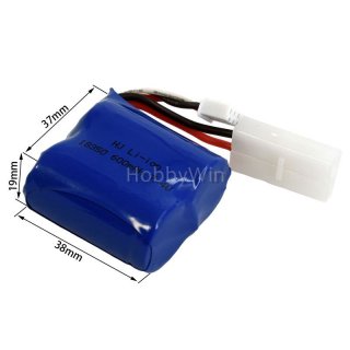 7.4V 2S 700mAh Battery KET-2P Female P -to- S