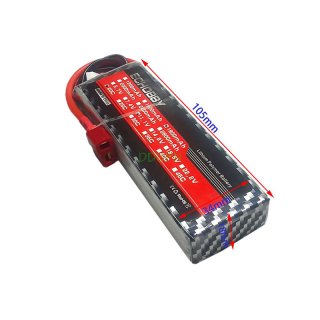 11.1V 3S 1800mAh 20C LiPo Battery T type Plug