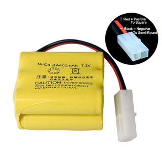 7.2V 6S 400mAh NiCD Battery KET -2P Female Plug P -To- S