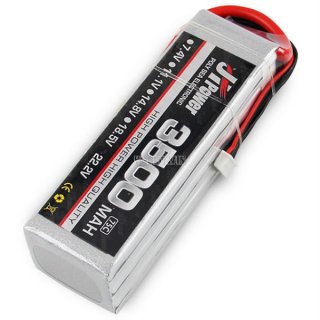 7.4V 2S 3500mAh 75C LiPO Battery T plug