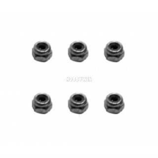 HBX part H017 Lock Nut M2.5 6pcs