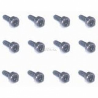 HBX part 24773 Round Head Hex. Screw 2*6mm X12P