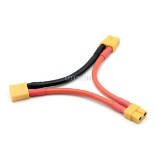 XT60 plug wire serial cable 2 Female TO 1 Male