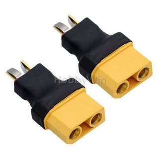 XT90 female & T plug male Connecter Conversion Adapter 2pcs