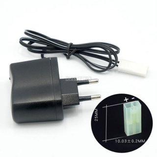 7.2V 250mA EU Charger EL-2P Female Plug Positive To Square