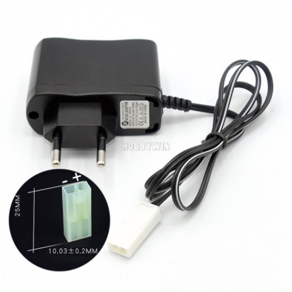 7.2V 250mA EU Charger EL-2P Female Plug Positive to Round