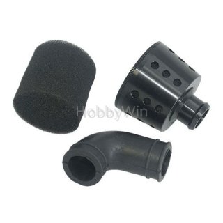 Black Aluminum 1/8 Taper Air Filter