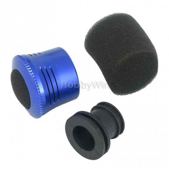 Blue Aluminum 1 /8 High Flow Air Filter