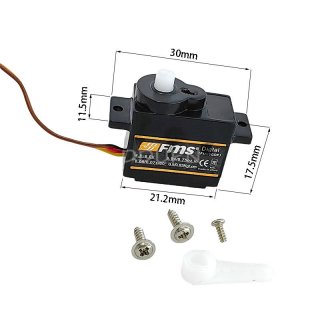 FMS SER002 5g Plastic Gear Digital Servo Pos 330mm Wire