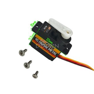 FMS SER019 9G Metal Gear Digital Servo Pos 150mm Wire