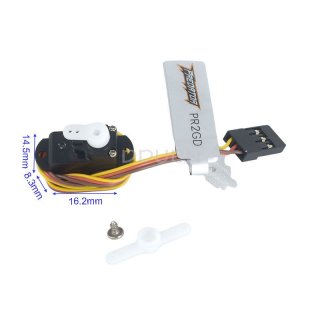 FMS SER031 1.9g Plastic Gear Digital Servo Rev 250mm Wire