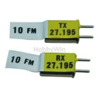 HBX part E121 Crystals FM 27MHz TX & RX