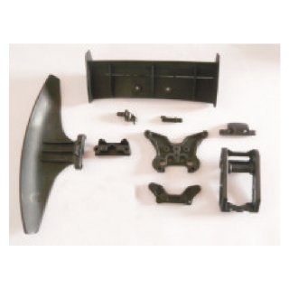 HBX part 18001 Buggy Front Bumper Wing Stay Shock Tower Body Posts