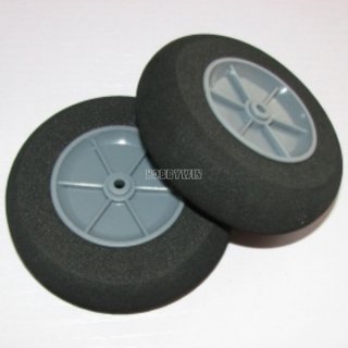 D90*?4*H30mm EVA Sponge Tyre & Plastic Hub wheels