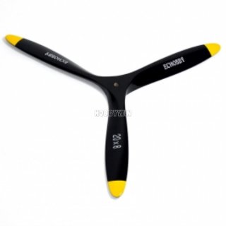 3 Bladed 20x8 Engine Wood Propeller Black