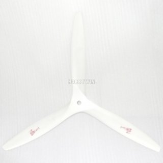 3 Bladed 11x7 Engine Wood Propeller white