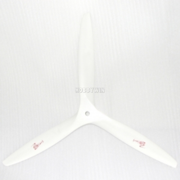 3 Bladed 11x7 Engine Wood Propeller white